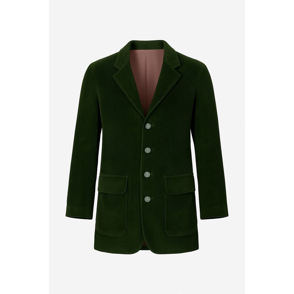 J. Crew Men's Size S Green Corduroy Jacket Fall Academia Oxford Office Fall